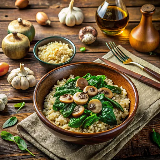 Savory Spinach and Mushroom Stir-Fry